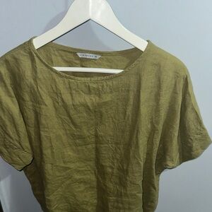 Linenfox Olive Short Sleeve Tee